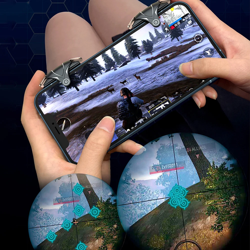 2 шт. RGB-джойстики-триггеры для мобильных игр, кнопки-триггеры для PUBG Mobile, кнопки для прицеливания и стрельбы для смартфонов iOS и Android
2 шт. RGB-джойстики-триггеры для мобильных игр, кнопки-триггеры для PUBG Mobile, кнопки для прицеливания и стрельбы для смартфонов iOS и Android