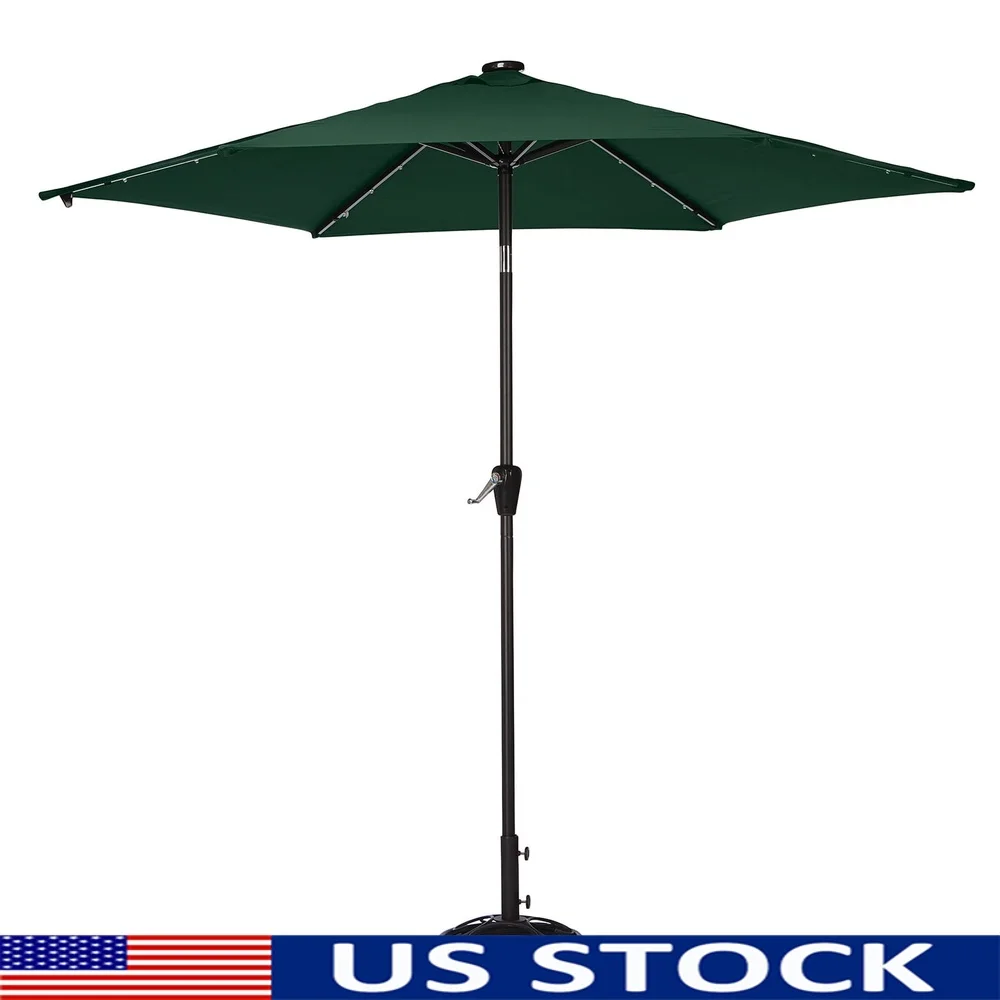 Solar Powered Hexagon Patio Umbrella with Crank Adjustable Tilt Collapsible Freestanding Design Steel Pole and Ribs 9 Canopy
Solar Powered Hexagon Patio Umbrella with Crank Adjustable Tilt Collapsible Freestanding Design Steel Pole and Ribs 9 Canopy