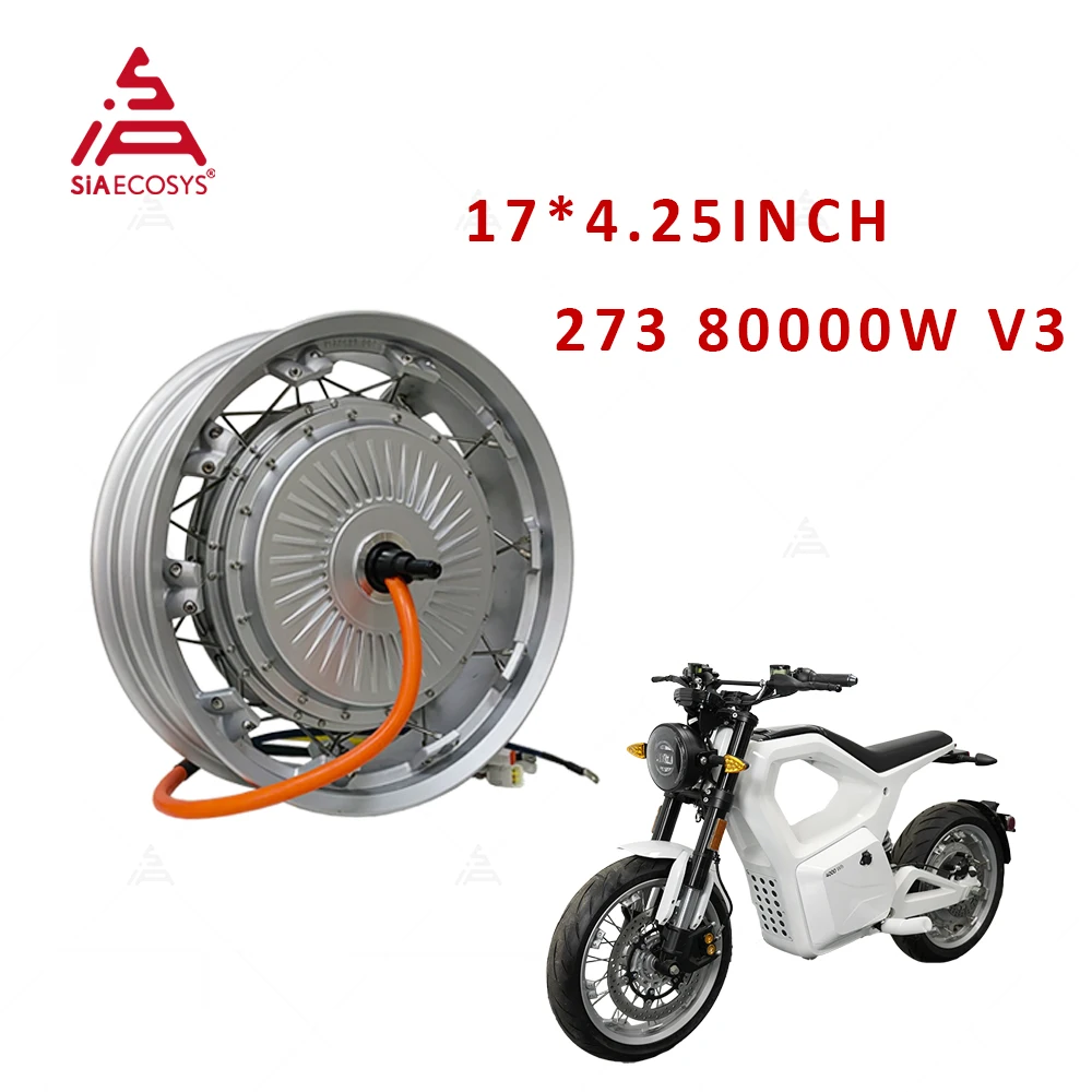 QS273 V3 8000W 72V Hub Motor Wheel 17x4.25 Inch Complete Aluminum Rim Spoke Wheel High Speed E-Motorcycle Electric motor
QS273 V3 8000W 72V Hub Motor Wheel 17x4.25 Inch Complete Aluminum Rim Spoke Wheel High Speed E-Motorcycle Electric motor