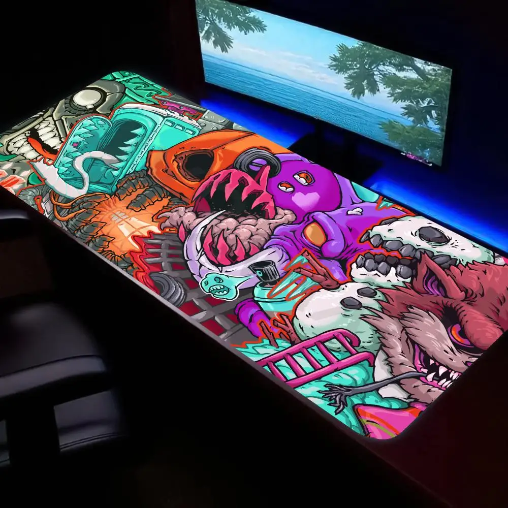 HYBXAXC Vintage Monster Graffiti Mouse Pad Desk Cute HD Desk Pad Extended Gaming Keyboard Mats Large XXL Gamer Mousepad 90x40
HYBXAXC Vintage Monster Graffiti Mouse Pad Desk Cute HD Desk Pad Extended Gaming Keyboard Mats Large XXL Gamer Mousepad 90x40