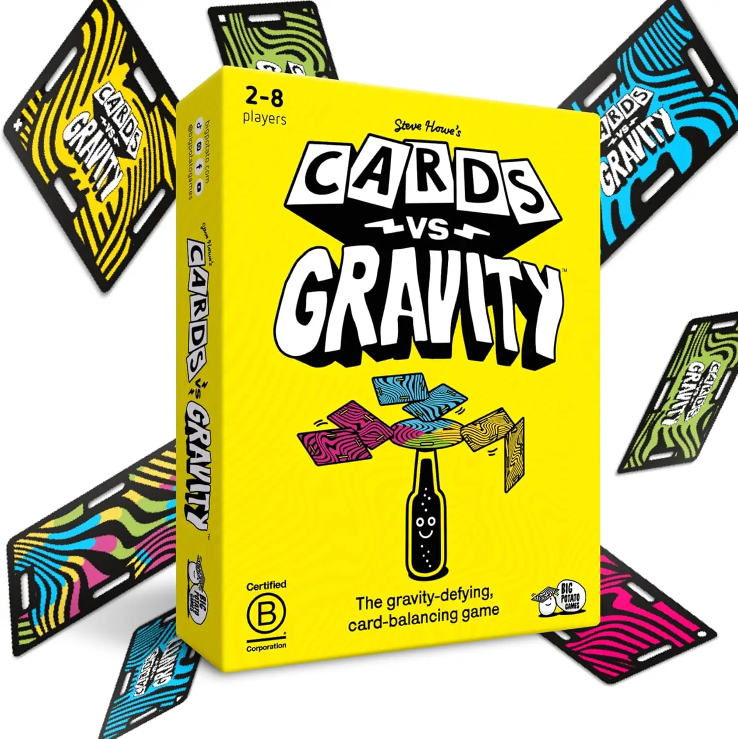 Stacking & Balancing Card Game: Waterproof, Portable Family Fun for 2-4 Players
Stacking & Balancing Card Game: Waterproof, Portable Family Fun for 2-4 Players