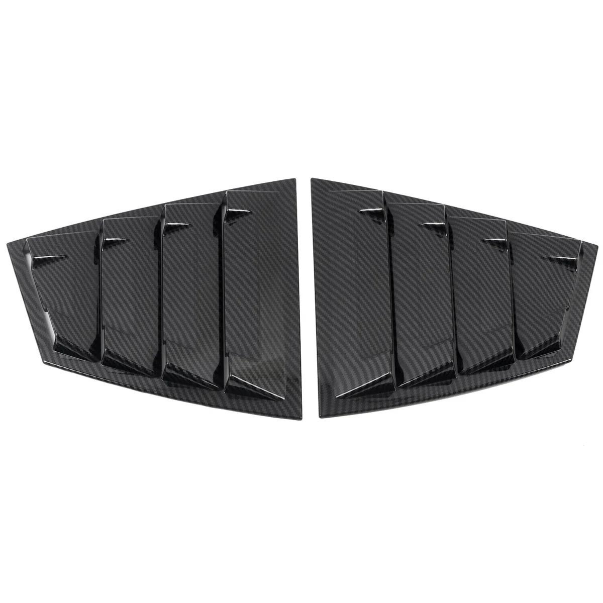 Carbon Fiber Color Rear Side Vent Quarter Window Louver Shutter Cover Trim for Subaru WRX /WRX STI 2015 - 2021
Carbon Fiber Color Rear Side Vent Quarter Window Louver Shutter Cover Trim for Subaru WRX /WRX STI 2015 - 2021