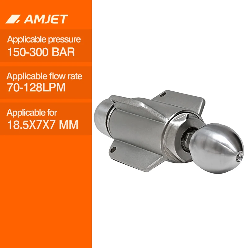 Tornado Nozzle Tornado Rotation Jetting Nozzle for Sludge and Sand Removal 150-300bar 70-128Lpm Wide Coverage Cleaning
Tornado Nozzle Tornado Rotation Jetting Nozzle for Sludge and Sand Removal 150-300bar 70-128Lpm Wide Coverage Cleaning