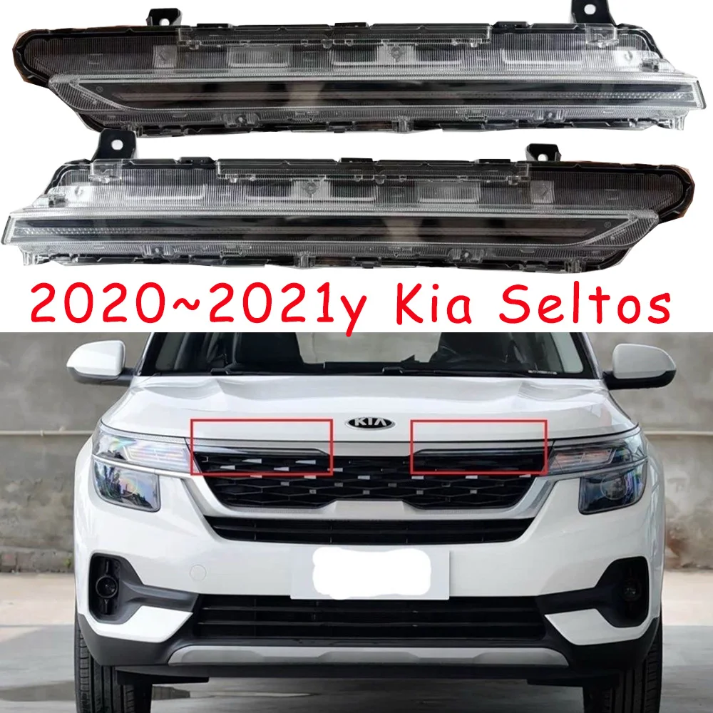 1pcs car bumper headlight for kia Seltos daytime light fog lamp 2020~2021y auto accessories LED auto headlamp
1pcs car bumper headlight for kia Seltos daytime light fog lamp 2020~2021y auto accessories LED auto headlamp