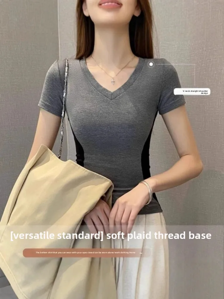 SanSheng Top Harajuku Streetwear Basic Solid Crop Top Short Sleeve Crewneck Skinny T-shirt Summer Casual Tee for Women y2k Vinta
SanSheng Top Harajuku Streetwear Basic Solid Crop Top Short Sleeve Crewneck Skinny T-shirt Summer Casual Tee for Women y2k Vinta