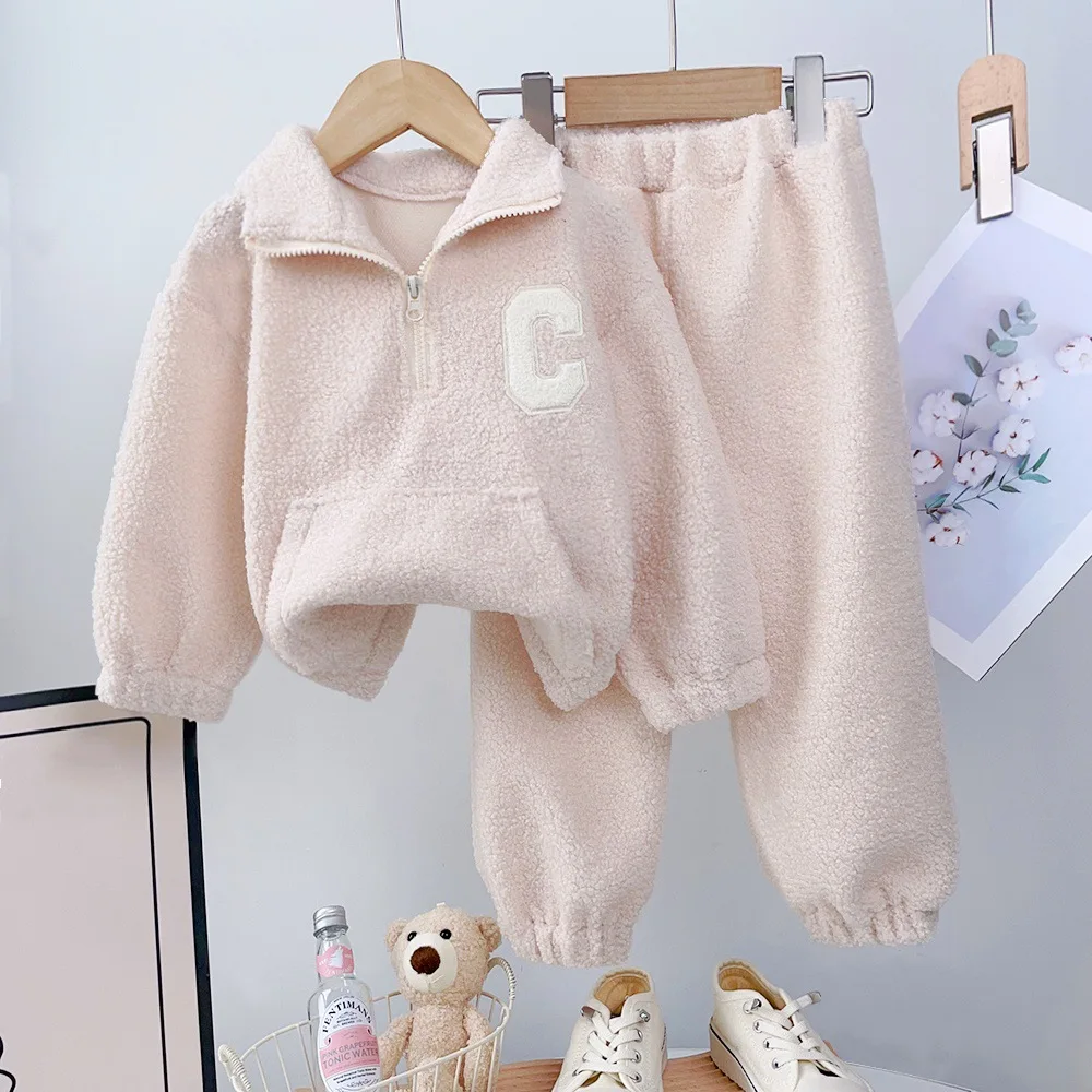Spring Autumn Baby and Girls Plain Fleece Half-Zip Turtleneck Sweatshirt+Pants School Kids 2PCS Tracksuit Children Outfit 2-10Yr
Spring Autumn Baby and Girls Plain Fleece Half-Zip Turtleneck Sweatshirt+Pants School Kids 2PCS Tracksuit Children Outfit 2-10Yr