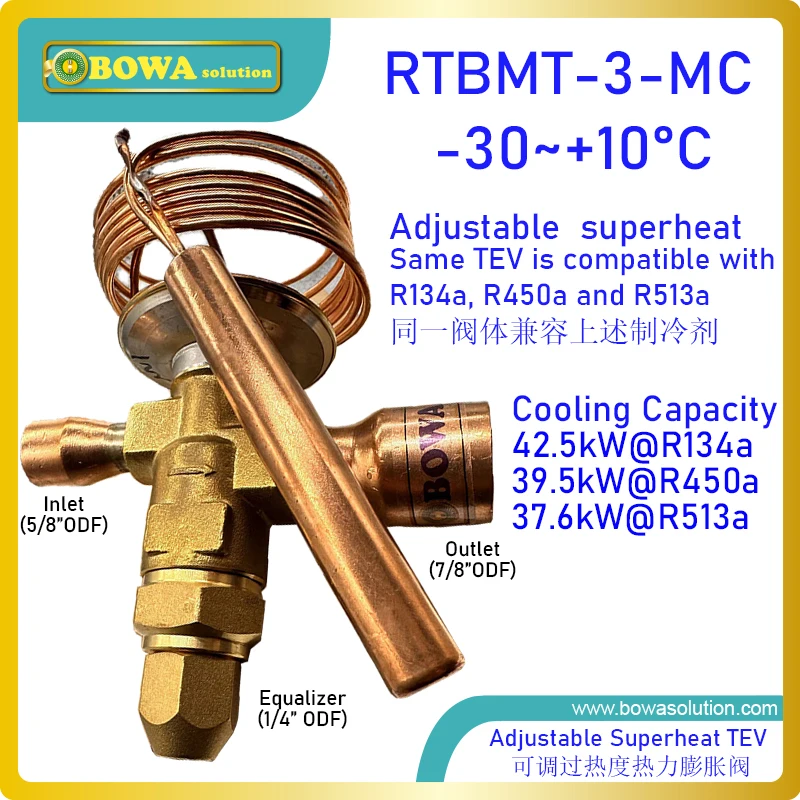42.5KW R134a TEV is designed for 57m3/h displacement constant speed compressor and also matches 4PFCY bus & rail AC compressors
42.5KW R134a TEV is designed for 57m3/h displacement constant speed compressor and also matches 4PFCY bus & rail AC compressors