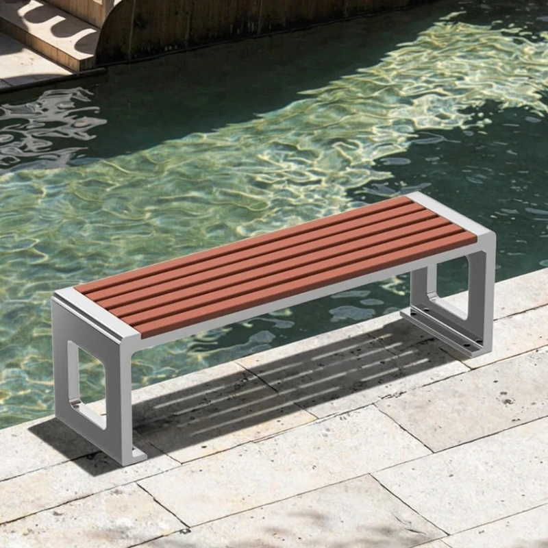 1.5mm Thick 304 Stainless Steel Courtyard Bench Modern Design Wood Plastic Parks Bench Anti-Corrosion Outdoor Leisure Bench
1.5mm Thick 304 Stainless Steel Courtyard Bench Modern Design Wood Plastic Parks Bench Anti-Corrosion Outdoor Leisure Bench