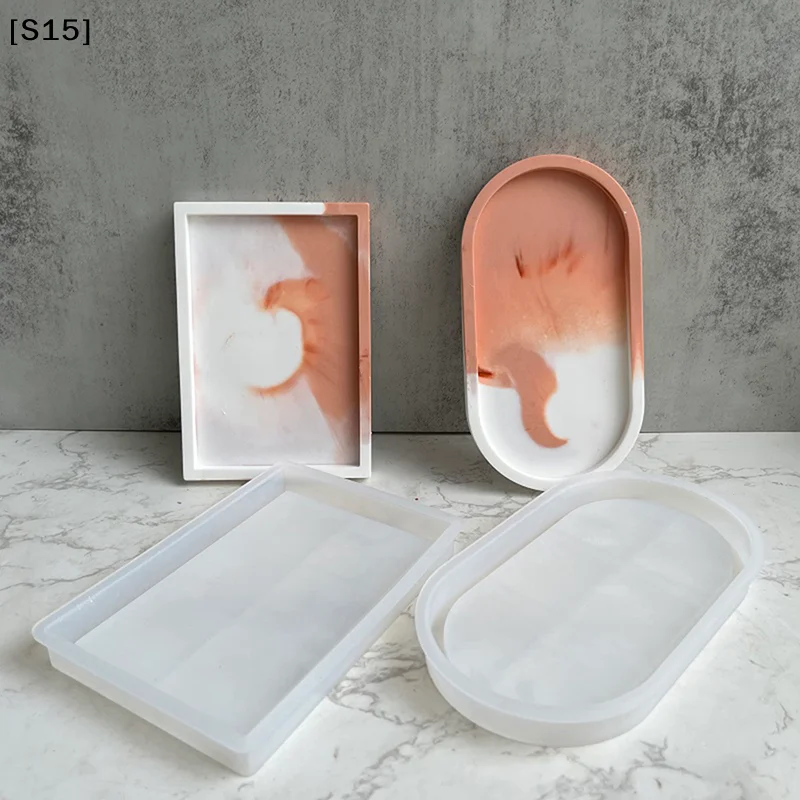 Oval & Rectangular Silicone Tray Molds, Resin Gypsum Plaster Casting Moulds for DIY Craft Flower Pot Base Storage Tray 【S15】
Oval & Rectangular Silicone Tray Molds, Resin Gypsum Plaster Casting Moulds for DIY Craft Flower Pot Base Storage Tray 【S15】