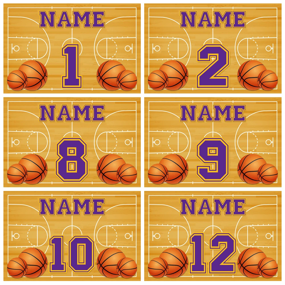 Basketball Themed Celebrating Kids' Birthday Photography Backdrop Sport Basketball Court Custom Name Age Portrait Background
Basketball Themed Celebrating Kids' Birthday Photography Backdrop Sport Basketball Court Custom Name Age Portrait Background