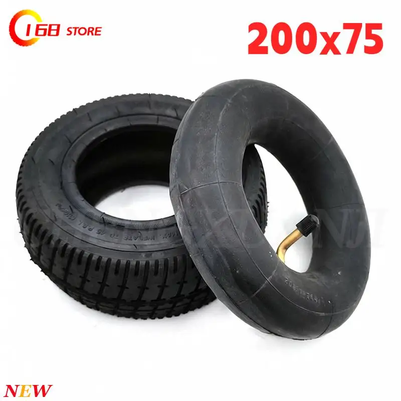 High Quality Electric Scooter Tire 200x75 Inner Tube Outer Tyre 8 Inch wide tyre 200*75 Inflation Tyre
High Quality Electric Scooter Tire 200x75 Inner Tube Outer Tyre 8 Inch wide tyre 200*75 Inflation Tyre