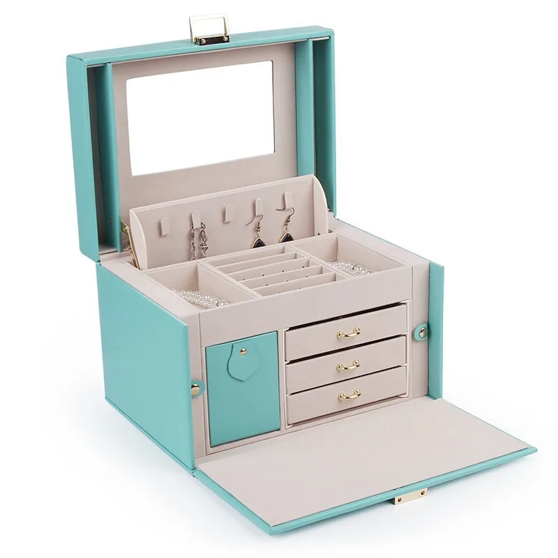 Jewelry Box Storage Box, Jewelry Earrings Jewelry Portable Large Capacity Storage Box
Jewelry Box Storage Box, Jewelry Earrings Jewelry Portable Large Capacity Storage Box