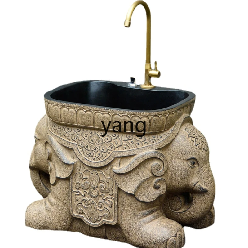 LTT Home Balcony Floor Sink Villa Yard Outdoor Elephant Wash Mop Sink
LTT Home Balcony Floor Sink Villa Yard Outdoor Elephant Wash Mop Sink