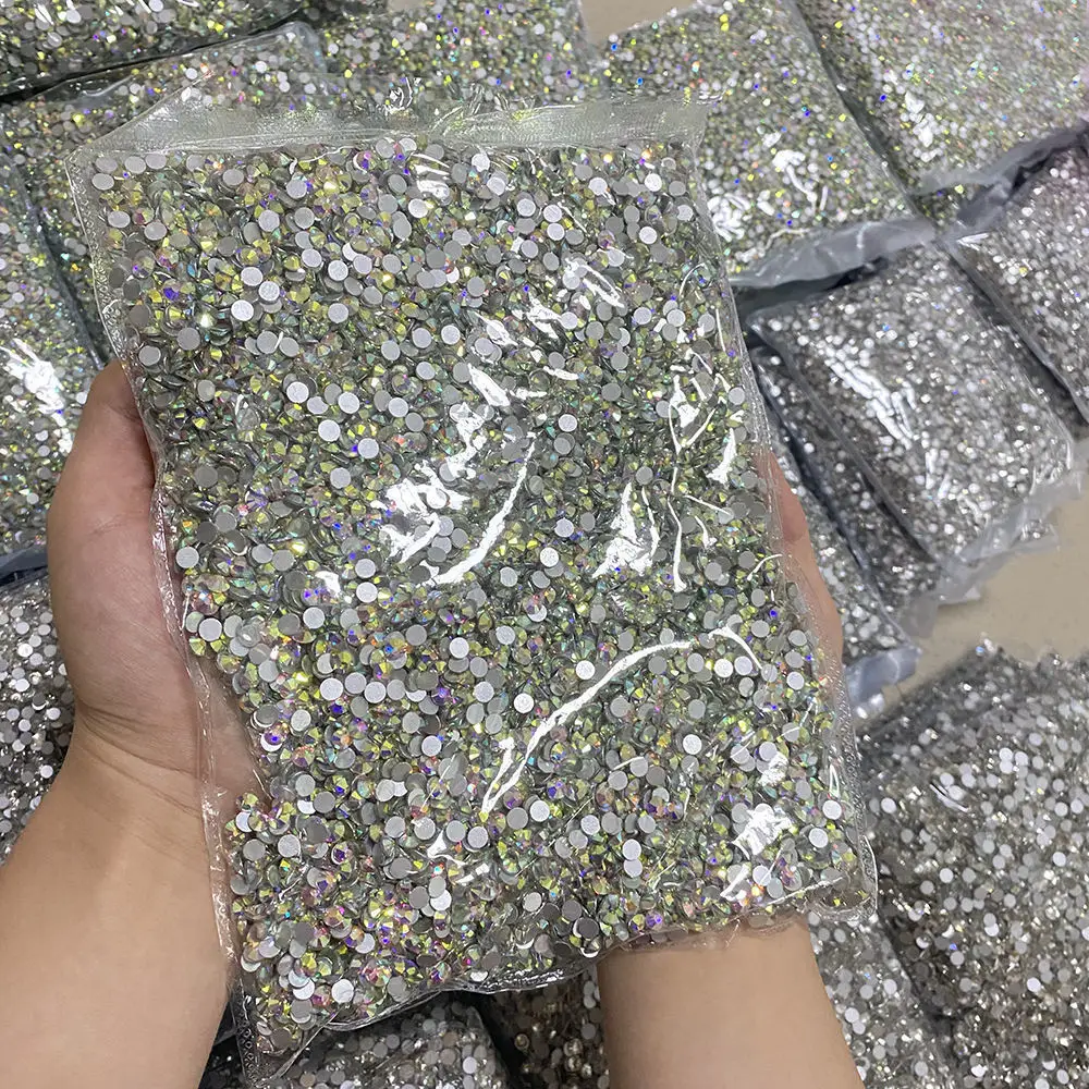 14400Pcs White AB Flatback Rhinestones - Transparent Round Glass Nail Gems for Nail Art, Manicure, and DIY Crafting Decorations
14400Pcs White AB Flatback Rhinestones - Transparent Round Glass Nail Gems for Nail Art, Manicure, and DIY Crafting Decorations