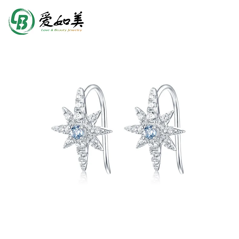 Natural Topaz Star Earrings 18K Gold PT950 Platinum Silver Plated 7-Layer Gold Earrings Style Fashionable Earhooks
Natural Topaz Star Earrings 18K Gold PT950 Platinum Silver Plated 7-Layer Gold Earrings Style Fashionable Earhooks