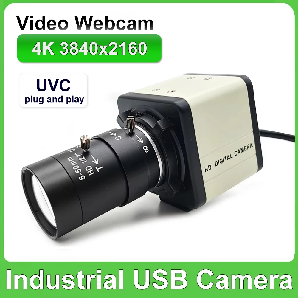 Промышленная HD 2K 4K 30 кадров/с USB-камера высокой скорости с поддержкой OTG UVC, без драйверов, с вариофокальным зум-объективом 5-50 мм / 2.8-12 мм или без объектива
Промышленная HD 2K 4K 30 кадров/с USB-камера высокой скорости с поддержкой OTG UVC, без драйверов, с вариофокальным зум-объективом 5-50 мм / 2.8-12 мм или без объектива