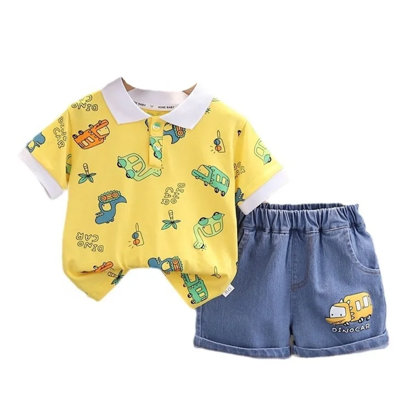 New Summer Baby Girls Clothes Suit Children Boys Casual Cartoon T-Shirt Shorts 2Pcs/Sets Toddler Sports Costume Kids Tracksuits
New Summer Baby Girls Clothes Suit Children Boys Casual Cartoon T-Shirt Shorts 2Pcs/Sets Toddler Sports Costume Kids Tracksuits