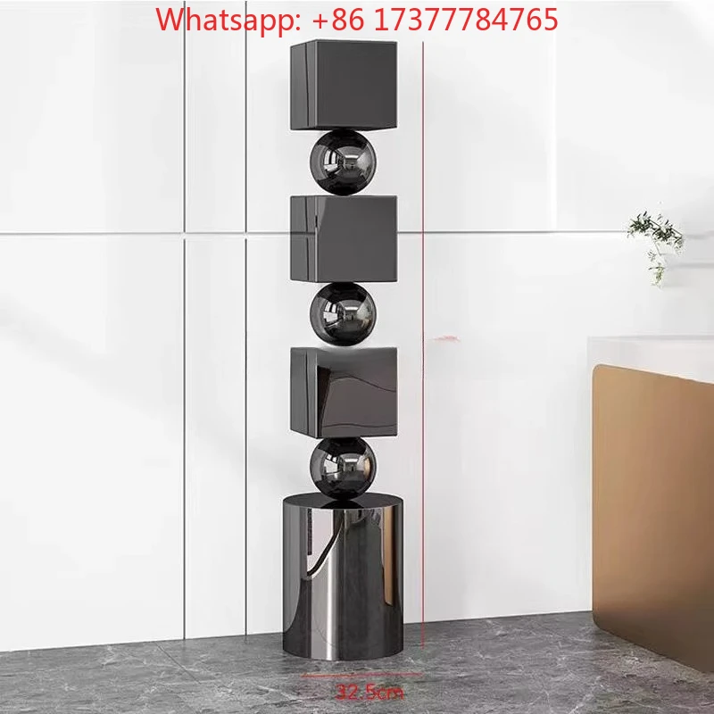 Modern Abstract Art Sculpture Geometric Stainless Steel Floor Ornament Home Hotel Lobby Decoration
Modern Abstract Art Sculpture Geometric Stainless Steel Floor Ornament Home Hotel Lobby Decoration