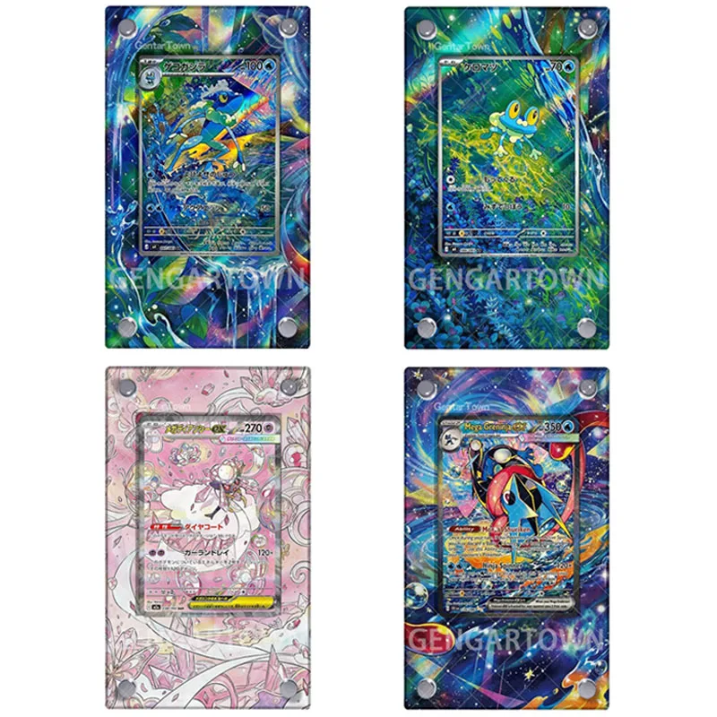 Подставка для карт Pocket Monster Greninja Froakie, PTCG Frogadier Diancie, рамка для коллекционных карт, DIY игрушка-подарок
Подставка для карт Pocket Monster Greninja Froakie, PTCG Frogadier Diancie, рамка для коллекционных карт, DIY игрушка-подарок