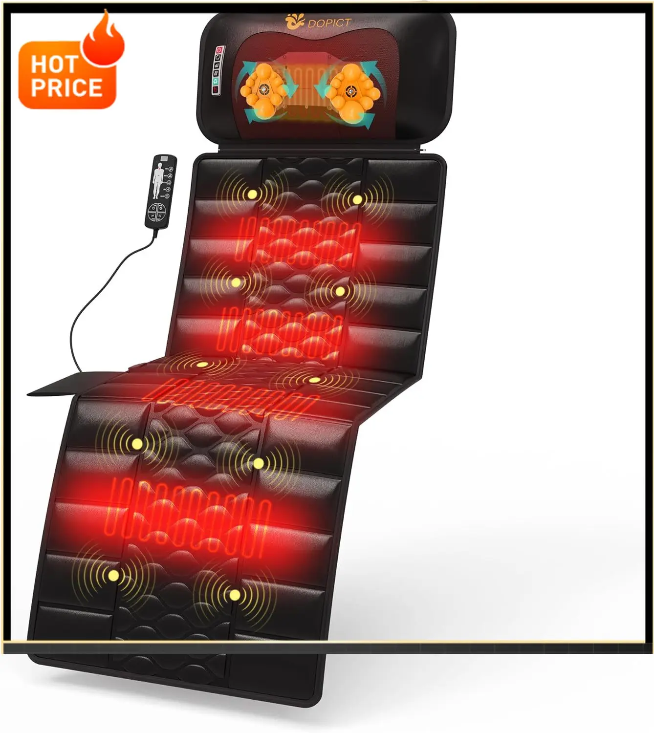 BestsellerMassage Mat, Detachable Neck Massager, Full Body Vibration Heating, Massage Pad with 10 Vibrating Motors and 9 Speed S
BestsellerMassage Mat, Detachable Neck Massager, Full Body Vibration Heating, Massage Pad with 10 Vibrating Motors and 9 Speed S