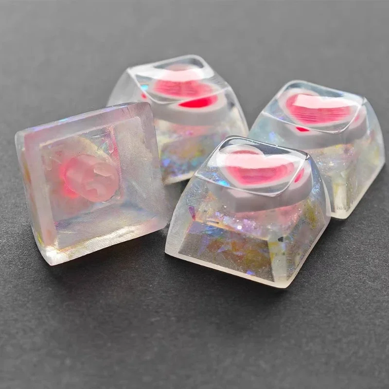 Originality Love Keycap Resin Personality MX Cross Hole Luminous Keycap Handmade Custom Mechanical Keyboard Keycaps Gift Giving
Originality Love Keycap Resin Personality MX Cross Hole Luminous Keycap Handmade Custom Mechanical Keyboard Keycaps Gift Giving