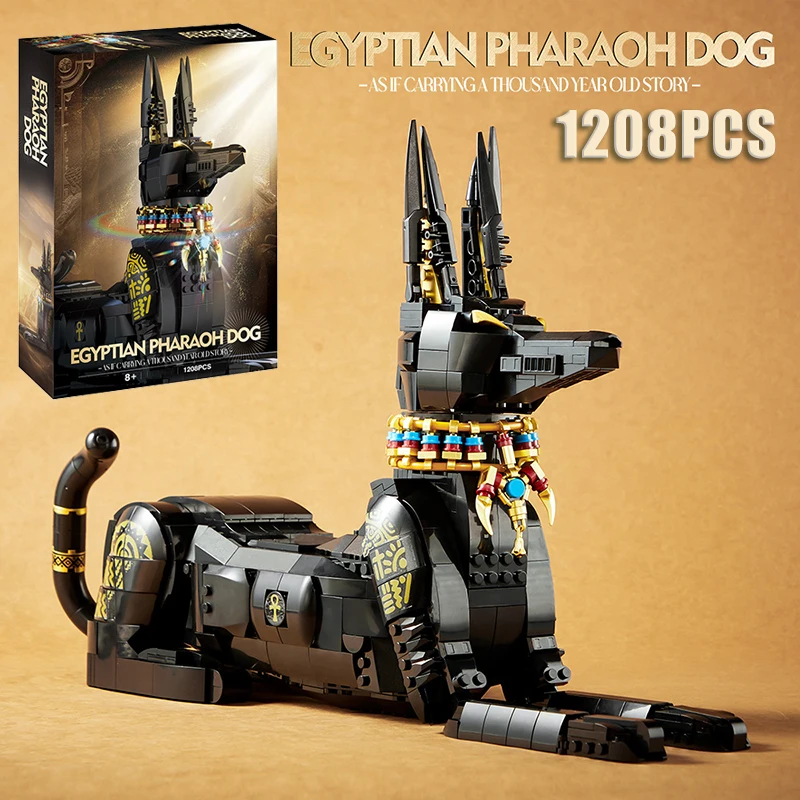 Creative 1208Pcs Mechanical Egyptian Pharaoh Dog Building Blocks MOC Magic Animal Collection Construction Toys For Children Gift
Creative 1208Pcs Mechanical Egyptian Pharaoh Dog Building Blocks MOC Magic Animal Collection Construction Toys For Children Gift