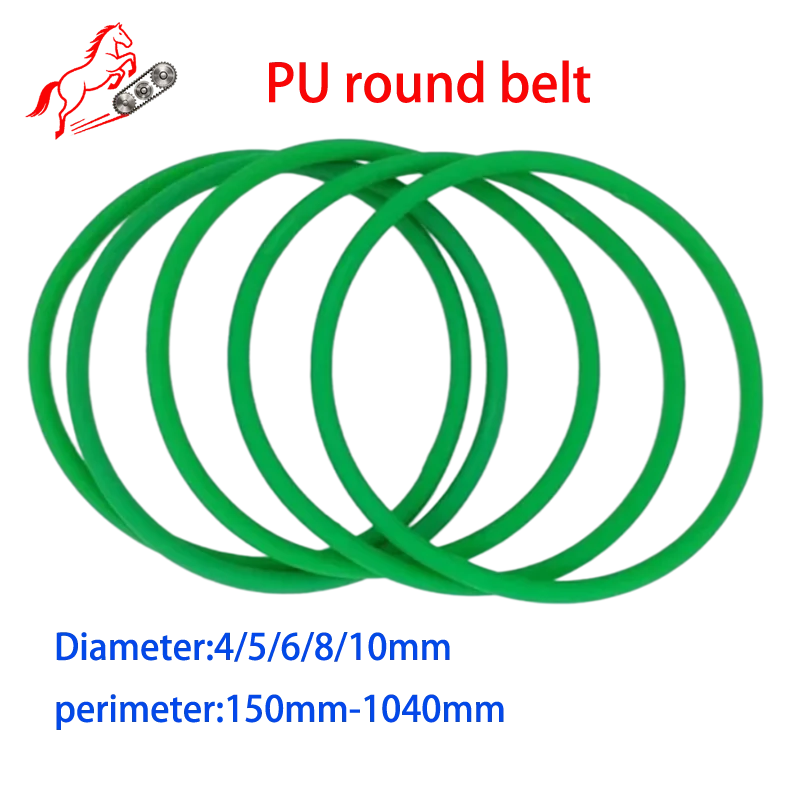 Polyurethane Round Belt PU Ring Belt Seamless Splicing Belt Transmission Belt Diameter 4/5/6/8/10mm Length 150-1040mm
Polyurethane Round Belt PU Ring Belt Seamless Splicing Belt Transmission Belt Diameter 4/5/6/8/10mm Length 150-1040mm