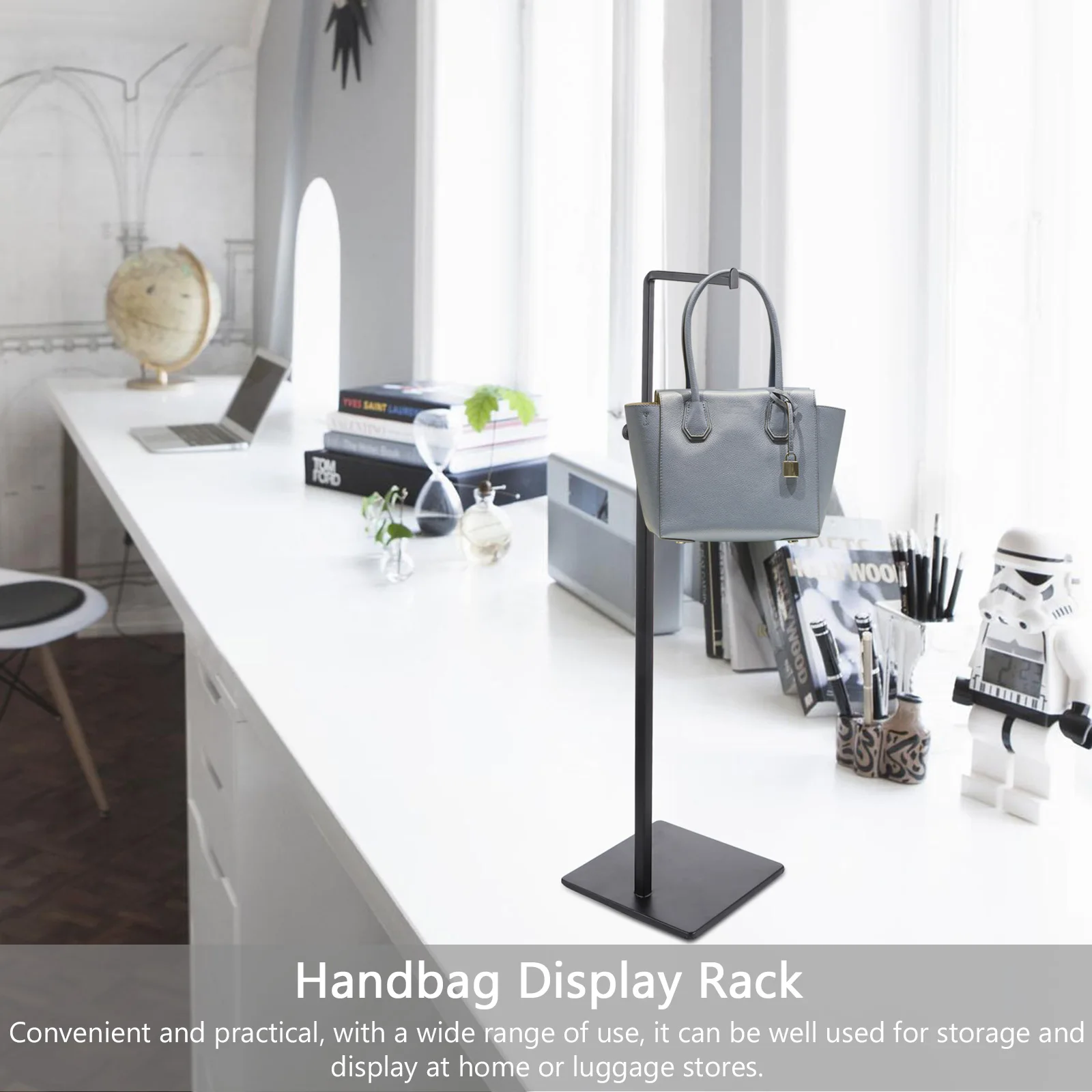 1Pc High-Quality Adjustable Handbag Display Rack Metal Holder Durable Bag Organizer
1Pc High-Quality Adjustable Handbag Display Rack Metal Holder Durable Bag Organizer