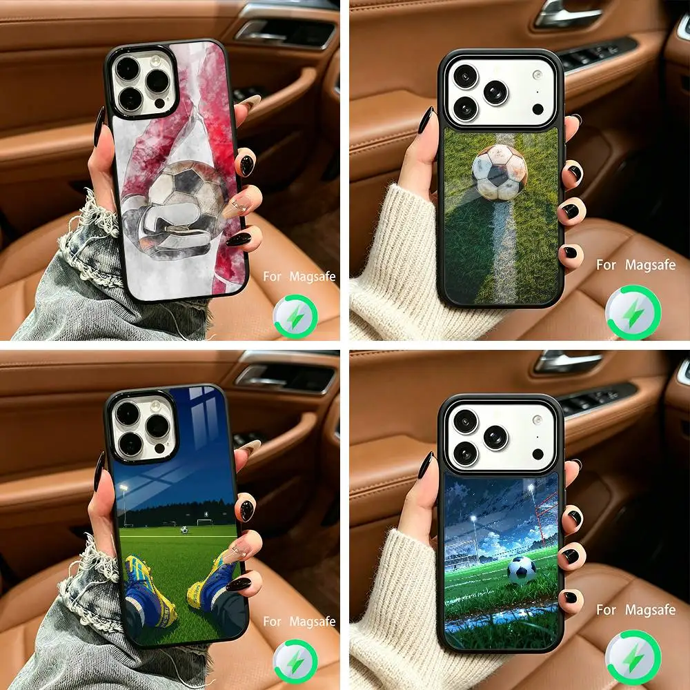Football pattern Phone Case For IPhone17 16 15 14 13 12 11 Pro Max 16/15/14Plus Wireless Charger Cover Funda
Football pattern Phone Case For IPhone17 16 15 14 13 12 11 Pro Max 16/15/14Plus Wireless Charger Cover Funda
