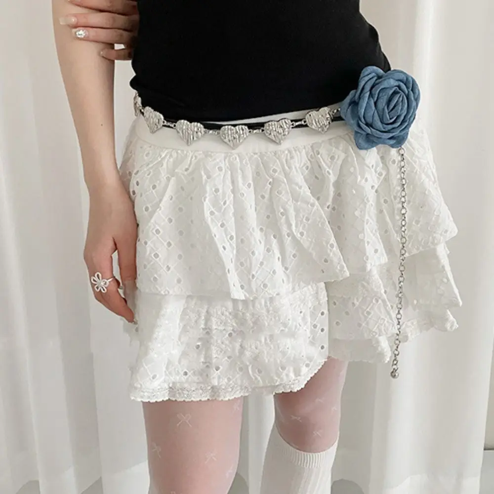 Vintage Chiffon Floral Waist Belt French Style Wax Line Denim Blue Rose Belt Retro Skirt Dress Decoration Heart Waistband
Vintage Chiffon Floral Waist Belt French Style Wax Line Denim Blue Rose Belt Retro Skirt Dress Decoration Heart Waistband