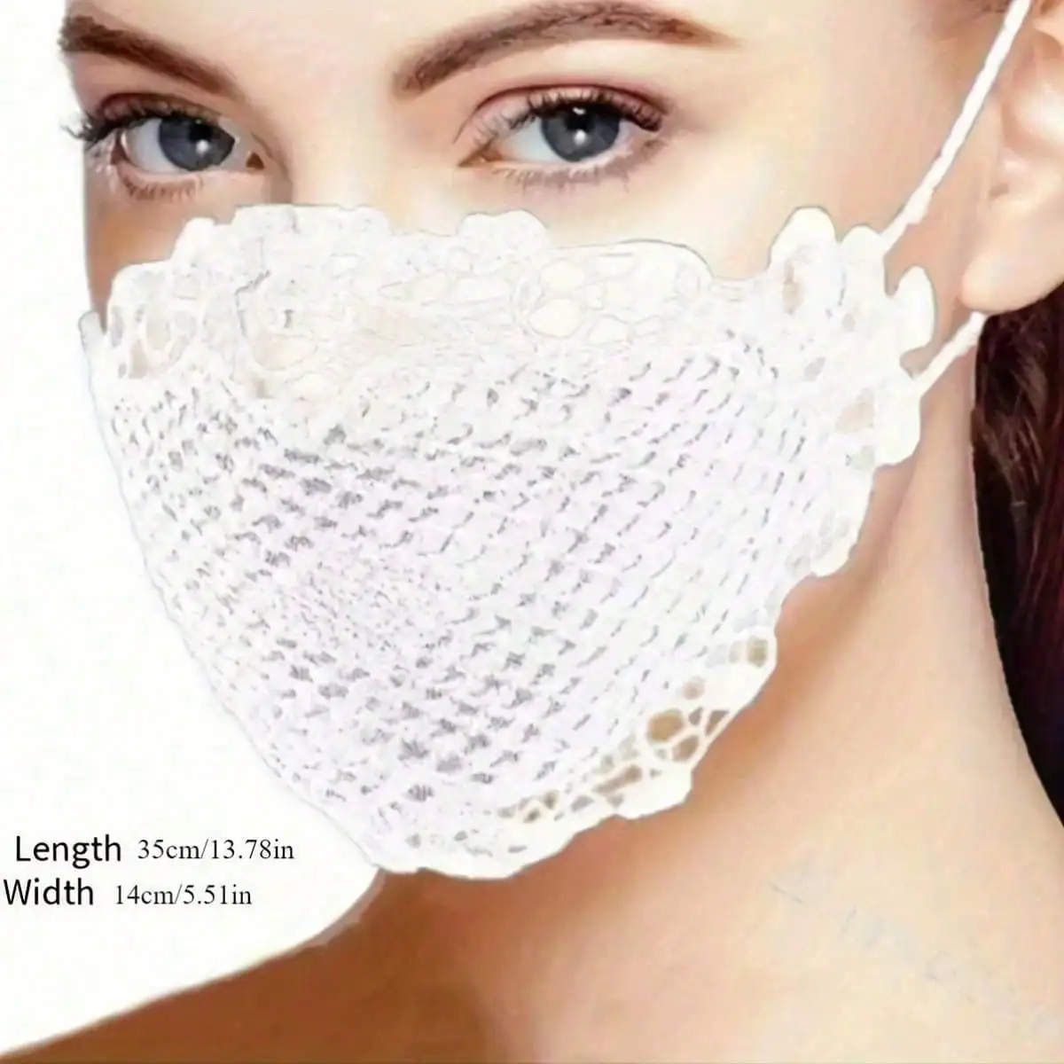 4-Piece Ladies' Lace Mask Set–Airy, Launderable&Fashionable, for Warm Weather Outdoor Events&Celebrations, Ladies' Summer Style
4-Piece Ladies' Lace Mask Set–Airy, Launderable&Fashionable, for Warm Weather Outdoor Events&Celebrations, Ladies' Summer Style