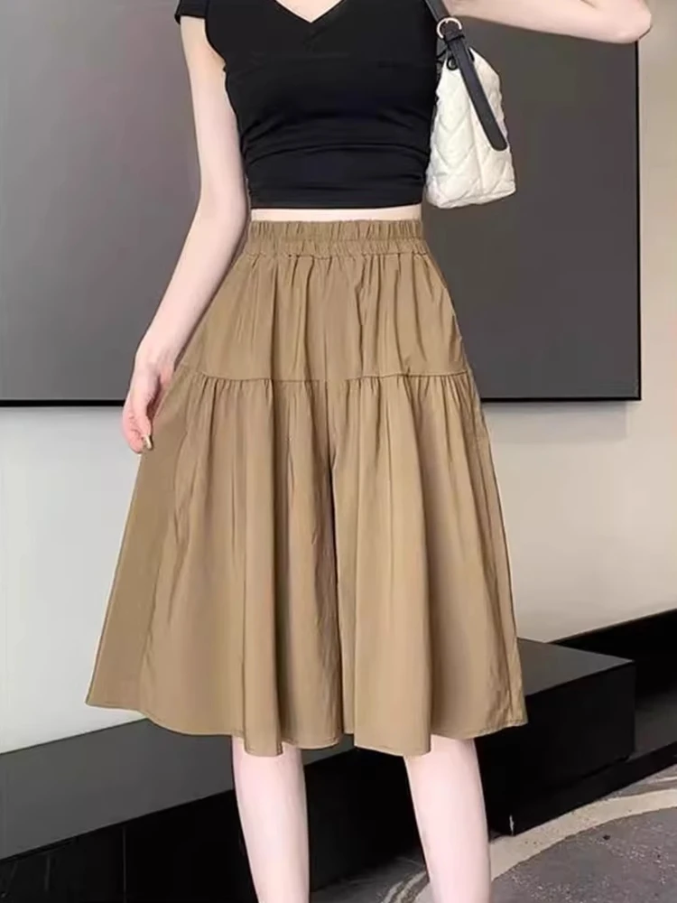 Свободные женские брюки из ледяного шелка с высокой талией длиной пять четвертей, повседневные корейские брюки больших размеров для всего тела pes
Свободные женские брюки из ледяного шелка с высокой талией длиной пять четвертей, повседневные корейские брюки больших размеров для всего тела pes