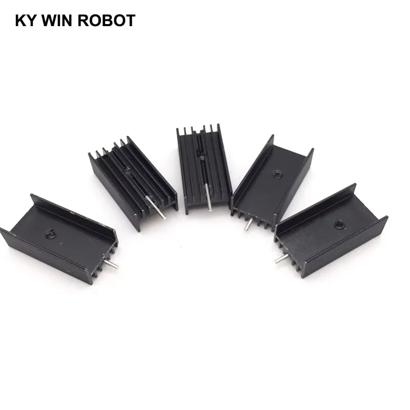 10 pcs Aluminium TO-220 Heatsink TO 220 Heat Sink Transistor Radiator TO220 Cooler Cooling 30*15*10MM With Pin
10 pcs Aluminium TO-220 Heatsink TO 220 Heat Sink Transistor Radiator TO220 Cooler Cooling 30*15*10MM With Pin