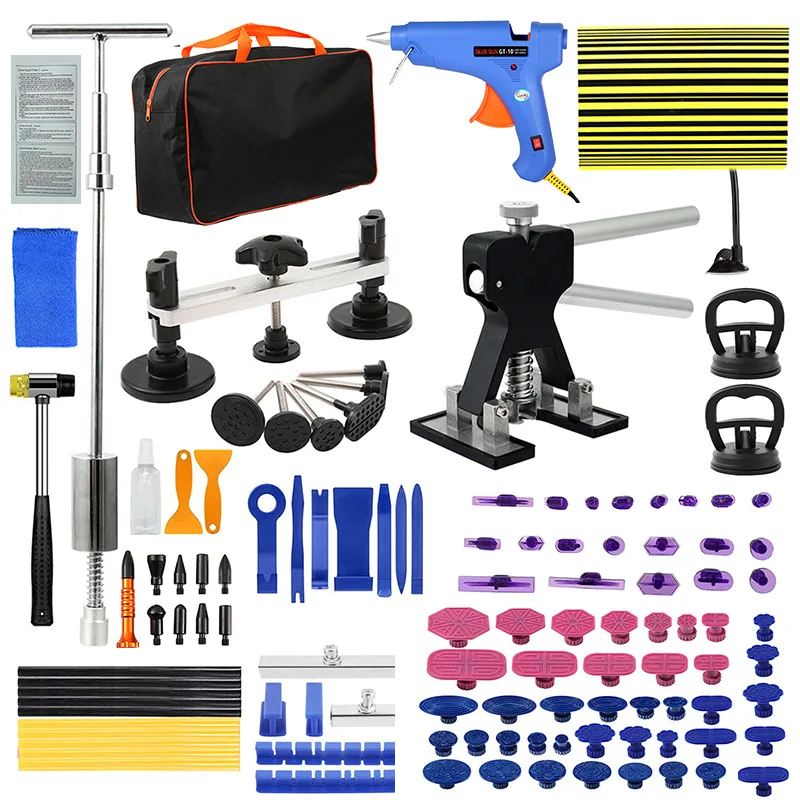 Car Dent Repair Tools Kit Body Paintless Dent Remover Puller Sucker PDR Tool for Hail Damage Ding Removal Without Body Filler
Car Dent Repair Tools Kit Body Paintless Dent Remover Puller Sucker PDR Tool for Hail Damage Ding Removal Without Body Filler