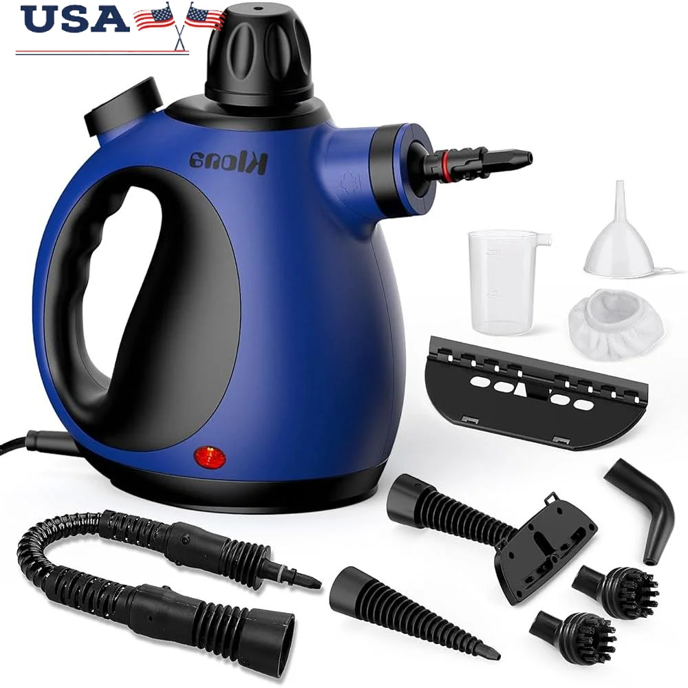 Handheld Steam Cleaner 10 Piece Accessory Set Powerful Steam Home Cleaning Upholstery Kitchen Pet Stains Safe Natural Care
Handheld Steam Cleaner 10 Piece Accessory Set Powerful Steam Home Cleaning Upholstery Kitchen Pet Stains Safe Natural Care