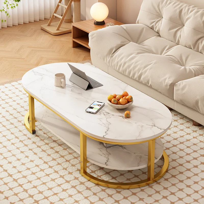 Coffee table small apartment living room household oval sofa table rental house double tea table
Coffee table small apartment living room household oval sofa table rental house double tea table