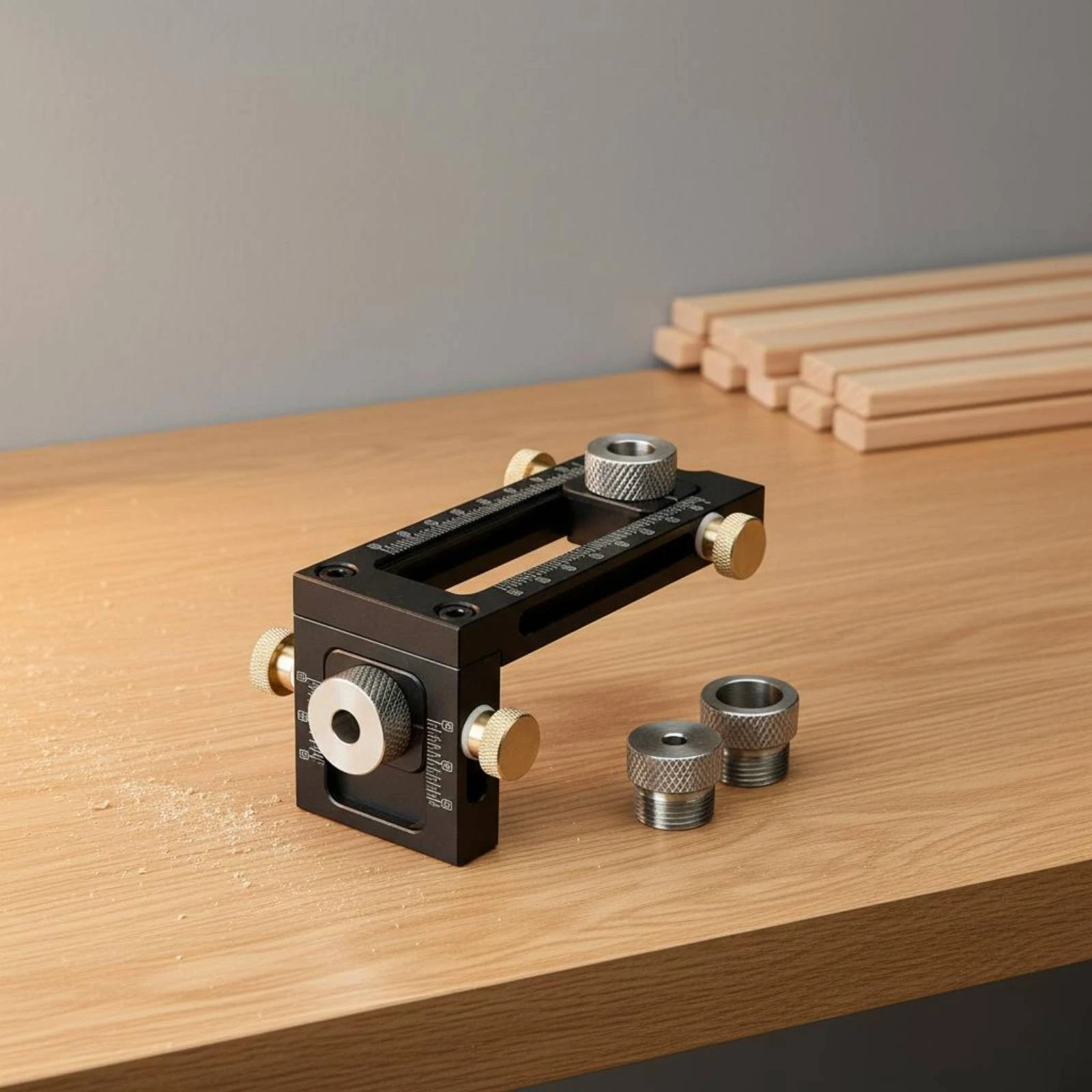 Adjustable Drilling Guide Measurement Markings Hole Drilling Jig Furniture Assembly Drill Guide Stainless Steel Woodworking Tool
Adjustable Drilling Guide Measurement Markings Hole Drilling Jig Furniture Assembly Drill Guide Stainless Steel Woodworking Tool