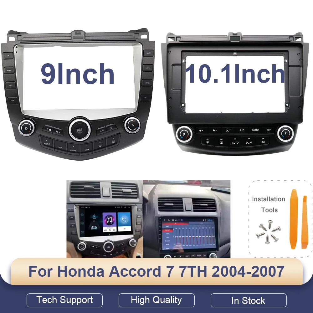 9 10.1 Inch Adapter Android Dash Fitting Panel Kit Car Radio Player Fascias Frame for Honda Accord 7 7TH 2004-2007 Cable Harness
9 10.1 Inch Adapter Android Dash Fitting Panel Kit Car Radio Player Fascias Frame for Honda Accord 7 7TH 2004-2007 Cable Harness