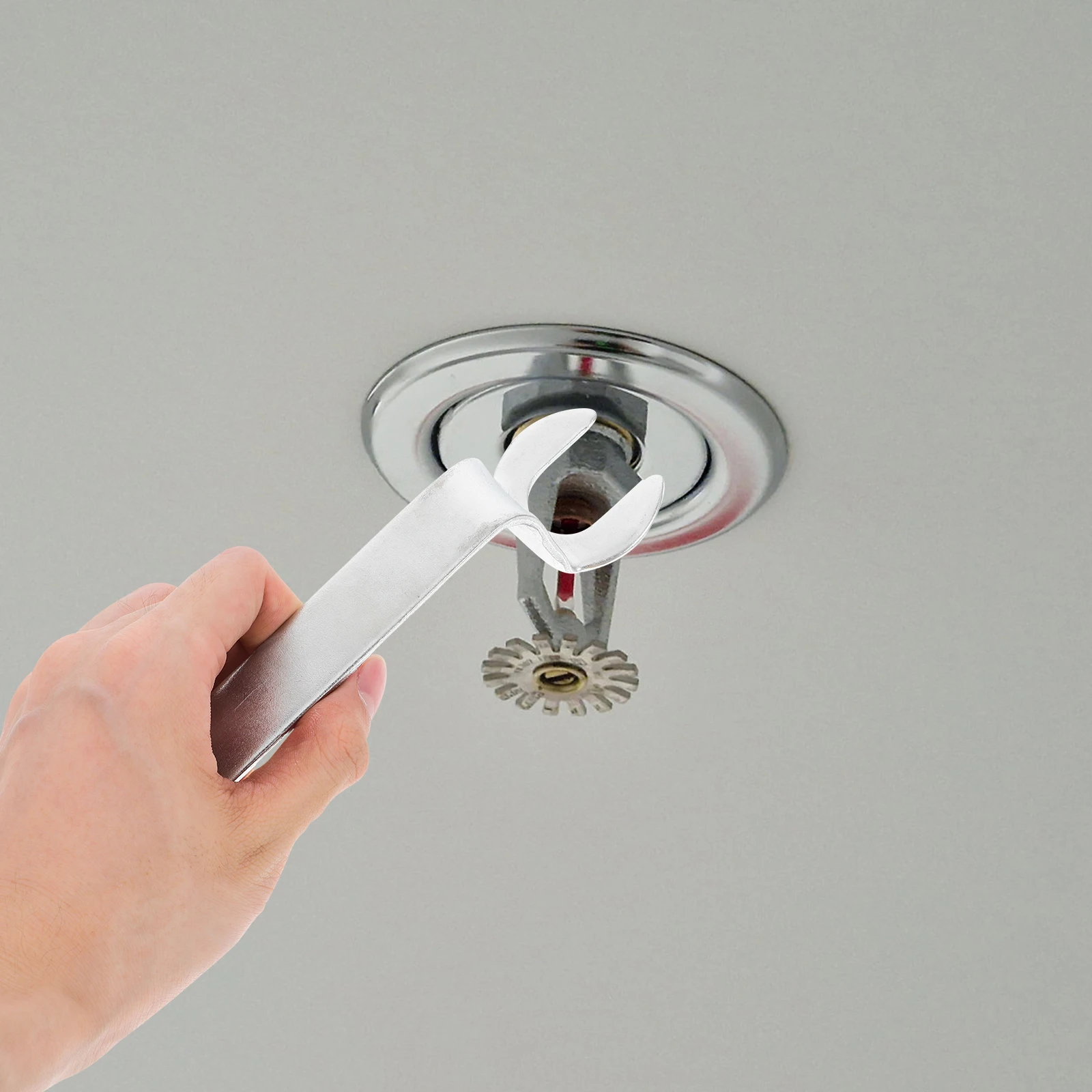 Fire Sprinkler Head Wrench Metal Dust Cover Silver Iron Universal Tool for Residential Commercial Industrial Systems
Fire Sprinkler Head Wrench Metal Dust Cover Silver Iron Universal Tool for Residential Commercial Industrial Systems