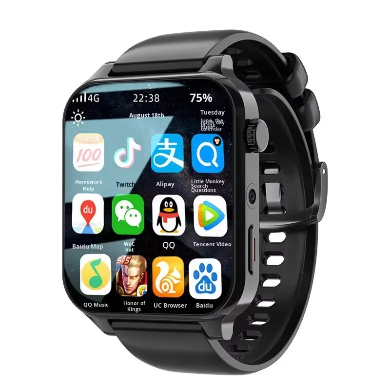 【CHIMU HOME】Square Silicone Smart Watch with 4G Slot, for Calls, Gaming & Photography
【CHIMU HOME】Square Silicone Smart Watch with 4G Slot, for Calls, Gaming & Photography