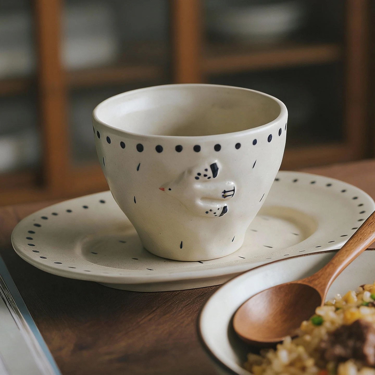 Zeteng Home New Year Festival Gift Cute Rice Bowl Flng Bird Polka Dot Cerc Plate Dinnerware Home Weight Loss Bowl
Zeteng Home New Year Festival Gift Cute Rice Bowl Flng Bird Polka Dot Cerc Plate Dinnerware Home Weight Loss Bowl