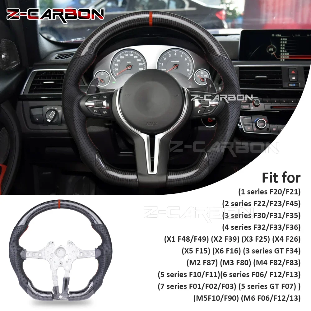 Customized For BMW M-Sport F06 F07 F10 F15 F20 F22 F30 F31 F32 F80 F81 M3 M4 M5 M6 M8 X3 X4 X5 X6 LED Carbon Fiber Steer Wheel
Customized For BMW M-Sport F06 F07 F10 F15 F20 F22 F30 F31 F32 F80 F81 M3 M4 M5 M6 M8 X3 X4 X5 X6 LED Carbon Fiber Steer Wheel