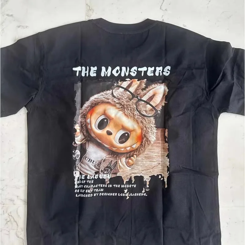 LABUBU The Monsters T-Shirt Cartoon Print Pure Cotton Short-Sleeved Top Couple Versatile Casual Trend Clothes For Adult Gift
LABUBU The Monsters T-Shirt Cartoon Print Pure Cotton Short-Sleeved Top Couple Versatile Casual Trend Clothes For Adult Gift