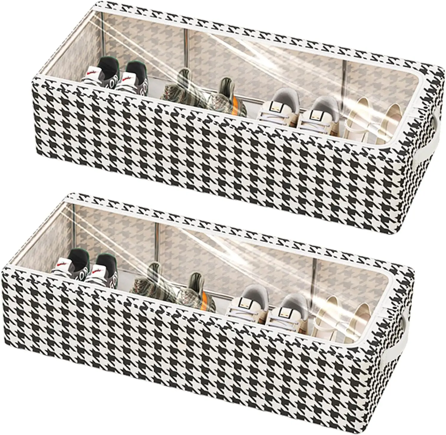 2 Pa Shoe Organizer For Closet, Storage Bins, Hat Organizer, Under Bed Storage Containers, Foldable, Stackable Shoe Storage
2 Pa Shoe Organizer For Closet, Storage Bins, Hat Organizer, Under Bed Storage Containers, Foldable, Stackable Shoe Storage