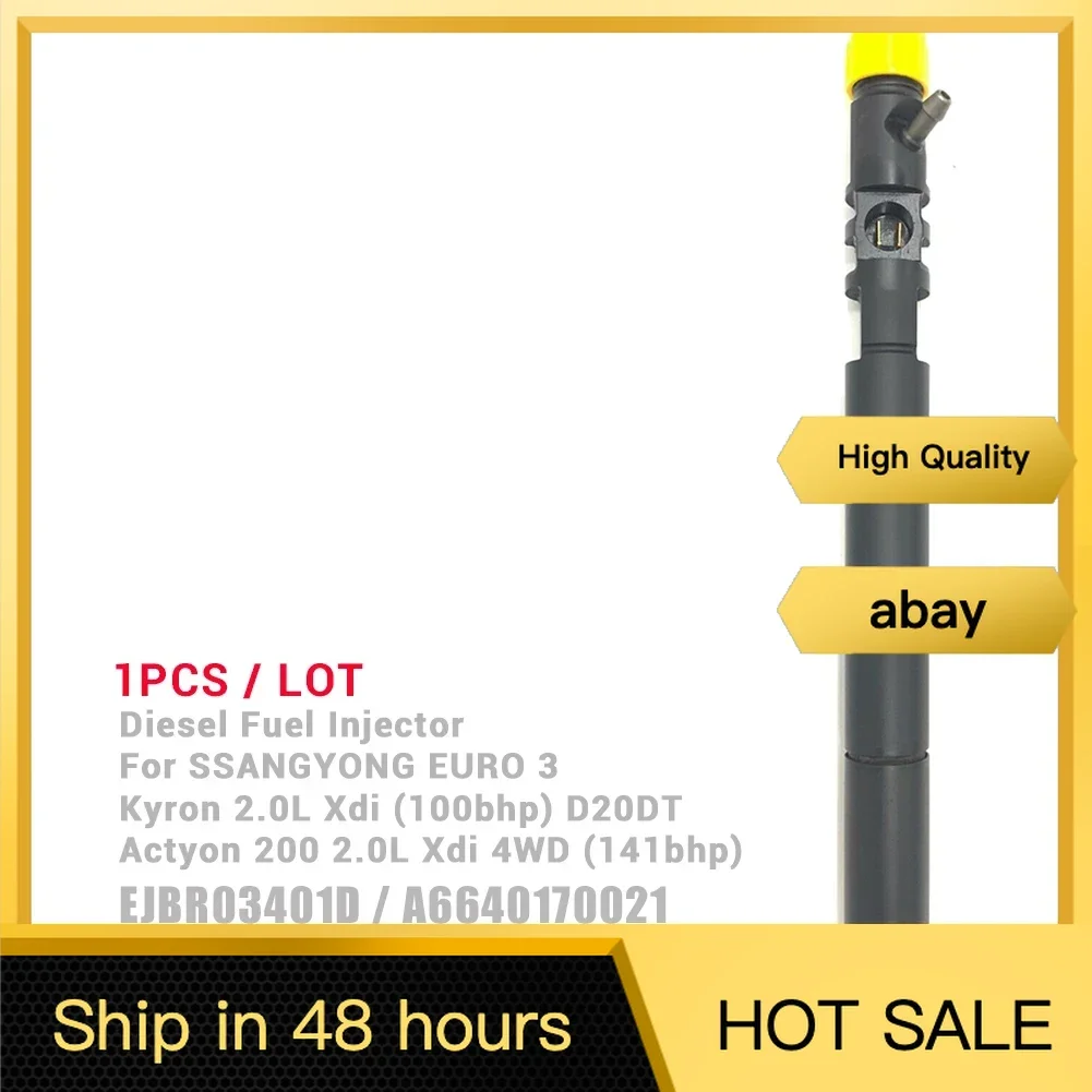 New CRDI Diesel Fuel Injector Nozzle EJBR03401D / A 6640170021 for Ssangyong Actyon 200 Kyron 2.0L Xdi EURO 3
New CRDI Diesel Fuel Injector Nozzle EJBR03401D / A 6640170021 for Ssangyong Actyon 200 Kyron 2.0L Xdi EURO 3