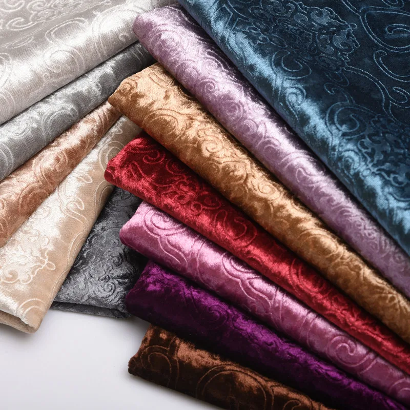 Embossed Velour Fabrics By The Meter for Sofa Tablecloth Throw Pillow Handmade DIY Sewing Thick Breathable Durable Cloth White
Embossed Velour Fabrics By The Meter for Sofa Tablecloth Throw Pillow Handmade DIY Sewing Thick Breathable Durable Cloth White