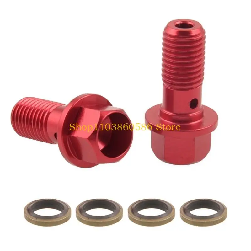 242A 2Pcs M10x1.25mm Brake Cylinder Oil Hose Screw Banjo Bolt Motorcycles Universal Tube Tubing Screws Bolts
242A 2Pcs M10x1.25mm Brake Cylinder Oil Hose Screw Banjo Bolt Motorcycles Universal Tube Tubing Screws Bolts