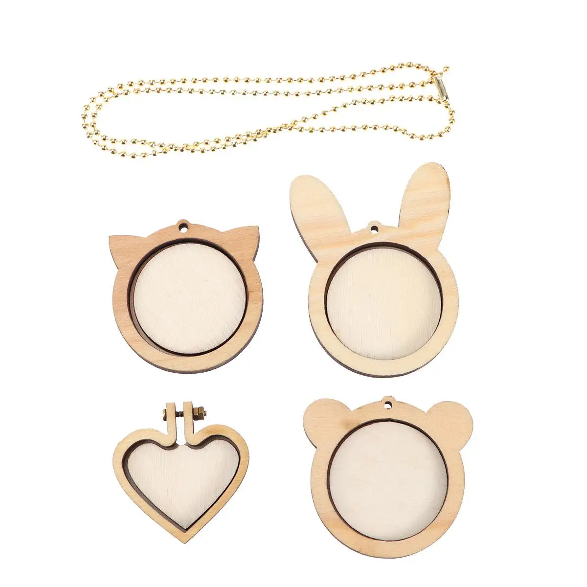 5 Pcs Wooden Embroidery Shed Hoop Mini Hoops Frame Toolkit Kitten Rabbit DIY Crafting
5 Pcs Wooden Embroidery Shed Hoop Mini Hoops Frame Toolkit Kitten Rabbit DIY Crafting