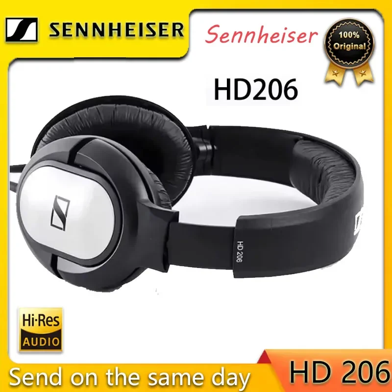 Наушники Sennheiser HD206 Over-Ear, проводные, стерео, с объемным звучанием и глубокими басами, аудиофильские, оригинальные, с шумоподавлением, для мониторинга
Наушники Sennheiser HD206 Over-Ear, проводные, стерео, с объемным звучанием и глубокими басами, аудиофильские, оригинальные, с шумоподавлением, для мониторинга