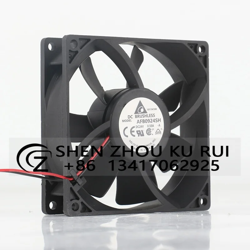 AFB0924SH Case Cooling Fan for Delta DC24V 0.5A EC AC 90x90x25 9cm 9025 Conversion Large Air Volume Double Ball Bearing
AFB0924SH Case Cooling Fan for Delta DC24V 0.5A EC AC 90x90x25 9cm 9025 Conversion Large Air Volume Double Ball Bearing